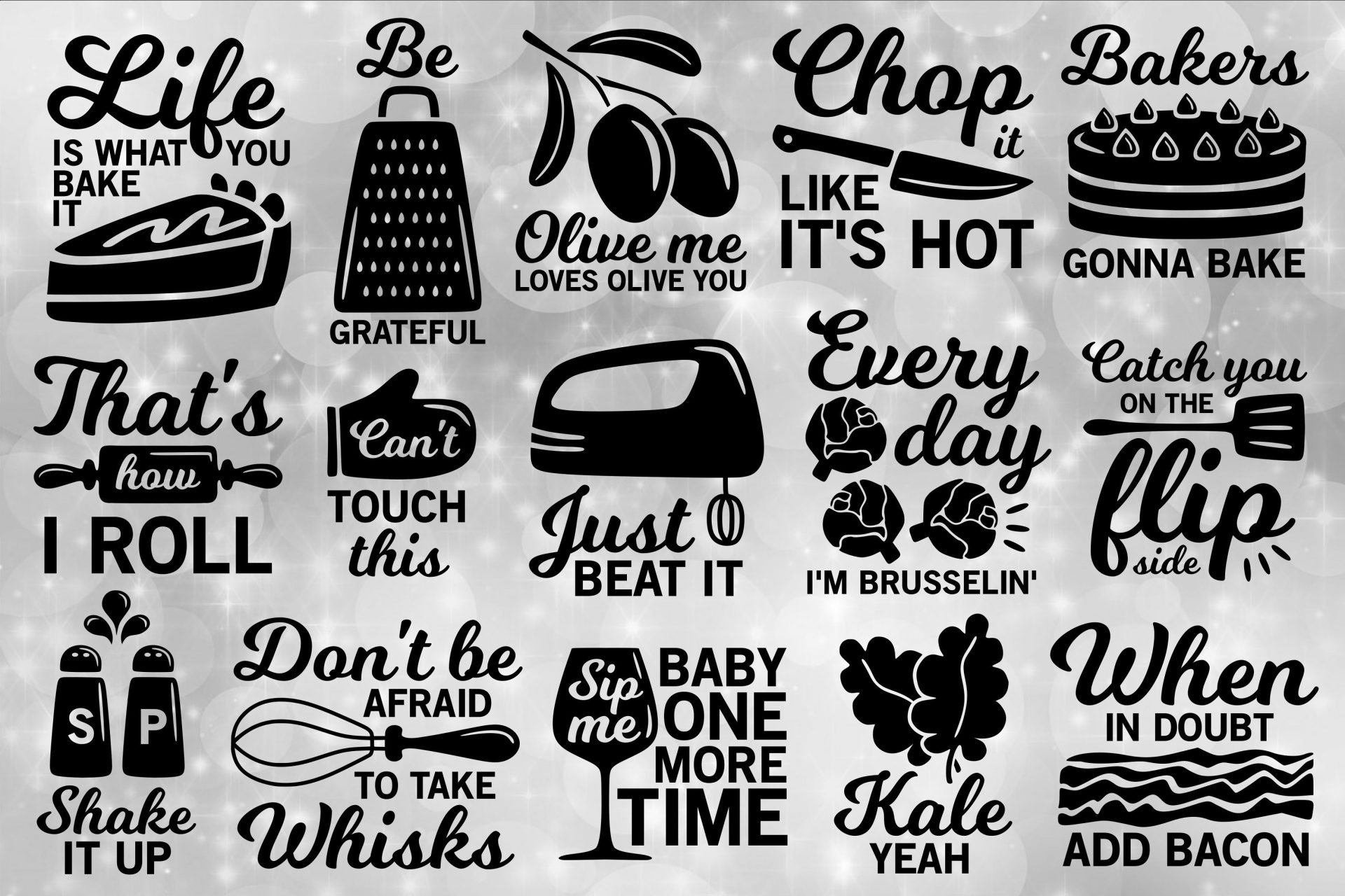 Kitchen Quotes Bundle