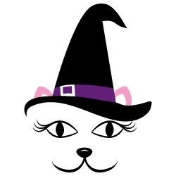 Free svg cut files Halloween Cat Witch. FREE downloads includes SVG, EPS, PNG and DXF files for personal cutting projects. Free vector / printable / free svg images for cricut