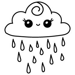 Raincloud SVG