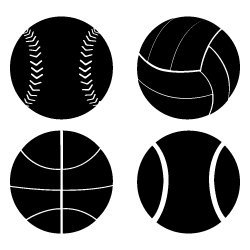 Free SVG Files – Sports Balls 760