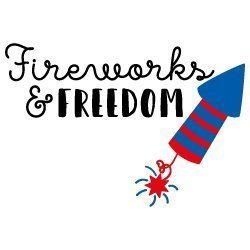 Fireworks and Freedom Free SVG Files – 847
