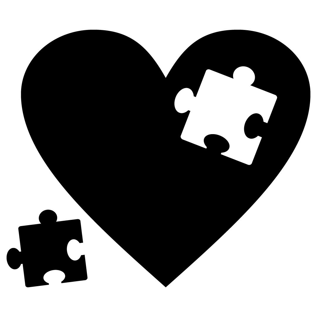 Download Free Free Svg Files Svg Png Dxf Eps Love Heart Puzzle Piece PSD Mockup Template