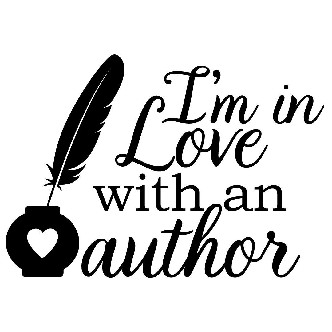 In Love with an Author Free SVG Files 1013
