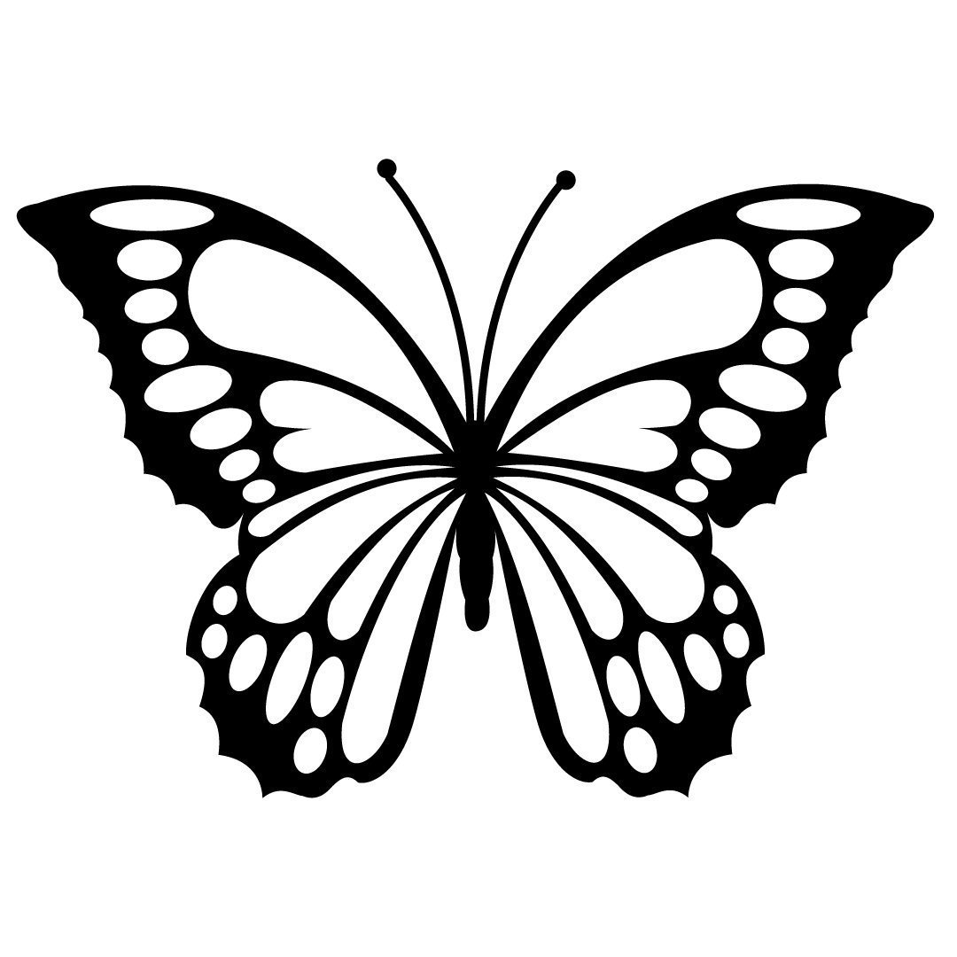 Download Free 12534+ SVG Simple Cricut Silhouette Butterfly Butterfly