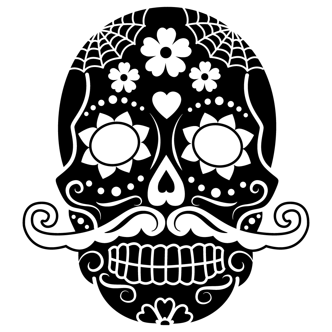 Sugar Skull Day Of The Dead Free SVG Files 1068
