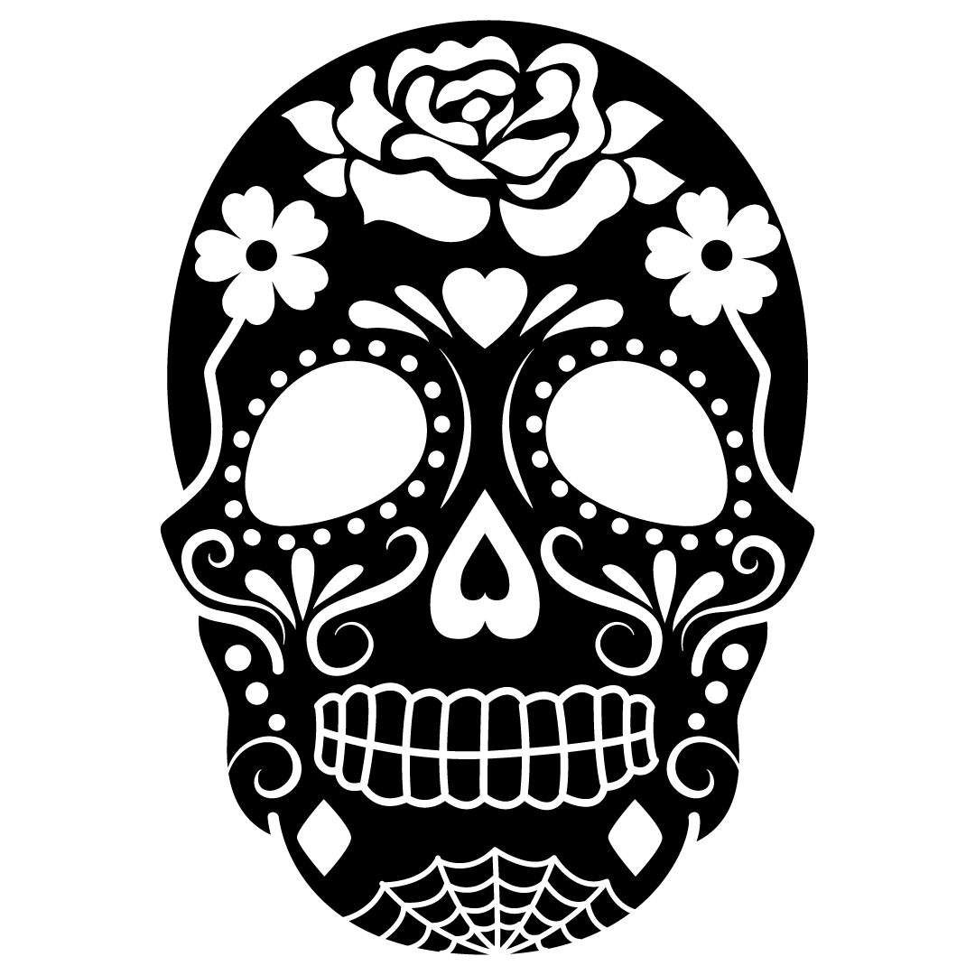 Download Free Free Svg Files Svg Png Dxf Eps Sugar Skull Day Of The Dead SVG Cut Files