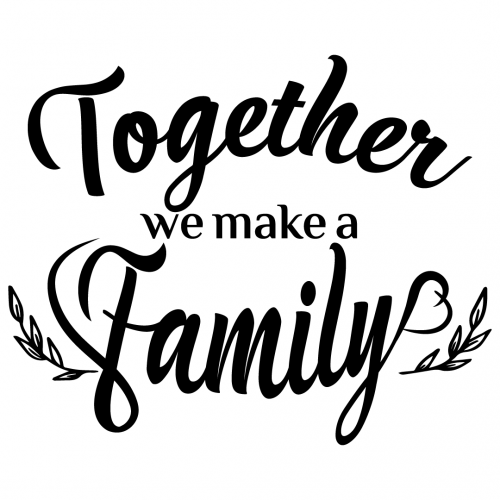 Download Free Free Svg Files Svg Png Dxf Eps Quote Together We Make Family PSD Mockup Template