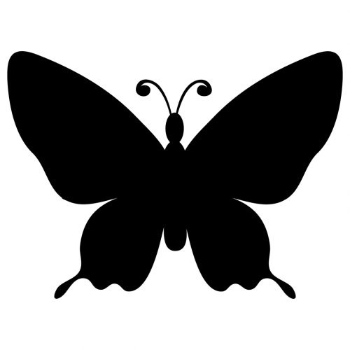 Butterfly Silhouette Free SVG Files