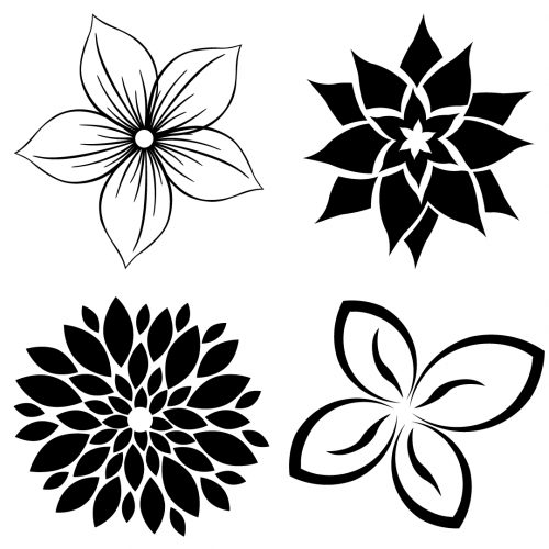 Floral Elements Free SVG Files
