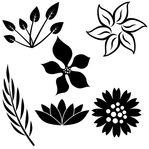 Floral Elements Free SVG Files