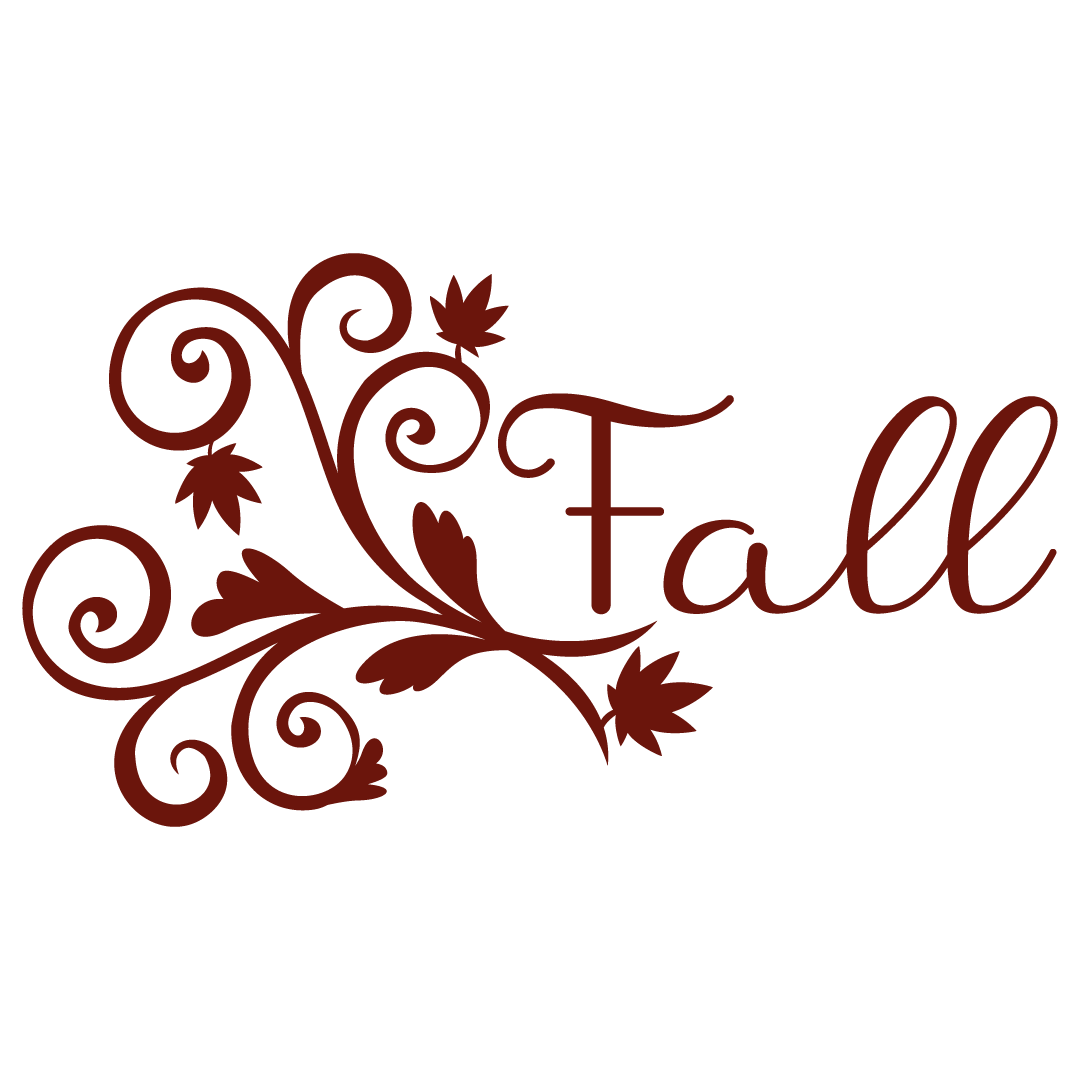 Fall Leaves Swirls Free SVG Files