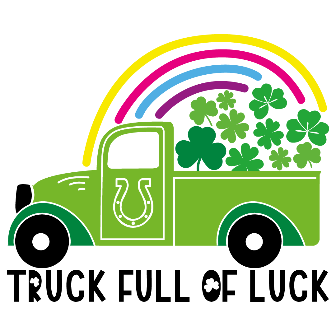 St Patricks Day Pick Up Truck Free SVG Files
