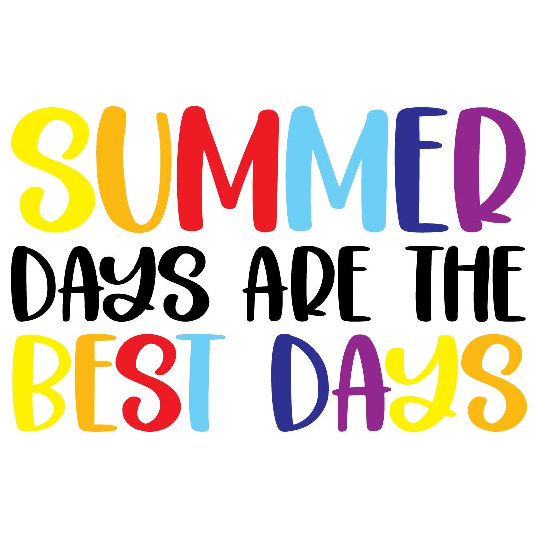 Summer Days Are The Best Days Free SVG Files