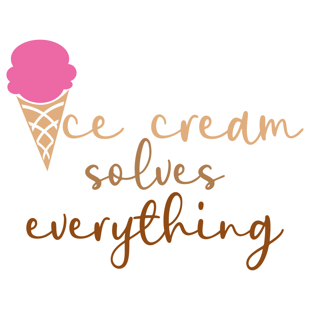 Ice Cream Solves Everything Free SVG Files 1729