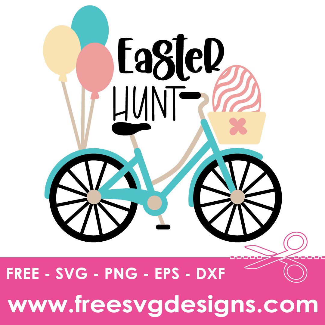 Easter Hunt Bike – FREE SVG Files 2107