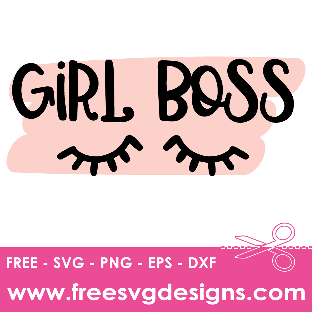 Girl Boss Quote Free SVG Files