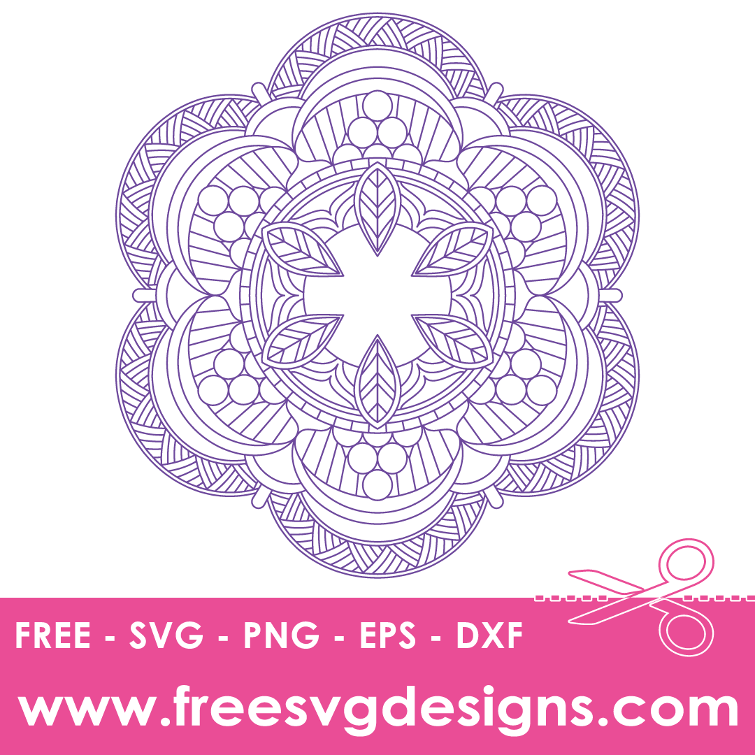 Floral Mandala – FREE SVG Files 1856