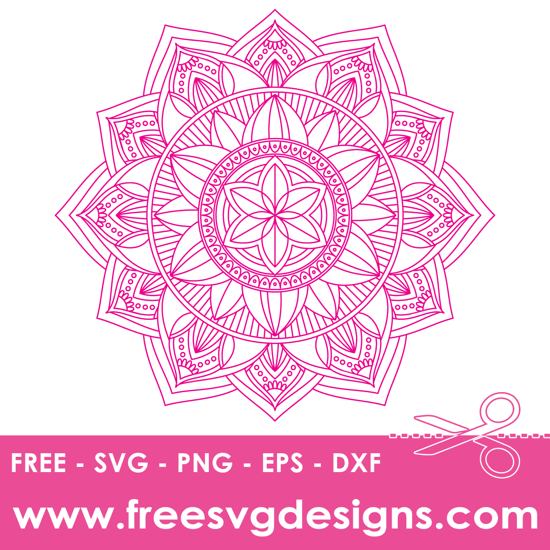 Floral Mandala – FREE SVG Files 1859