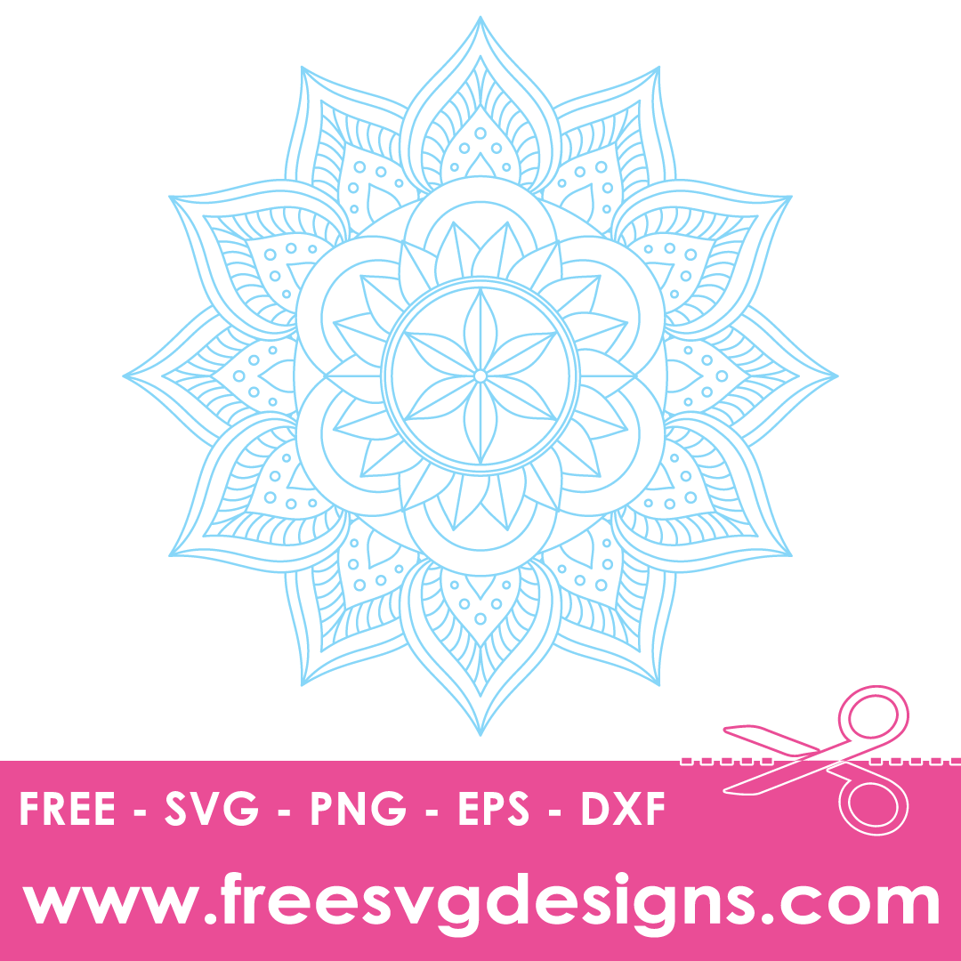 Floral Mandala – FREE SVG Files 1865