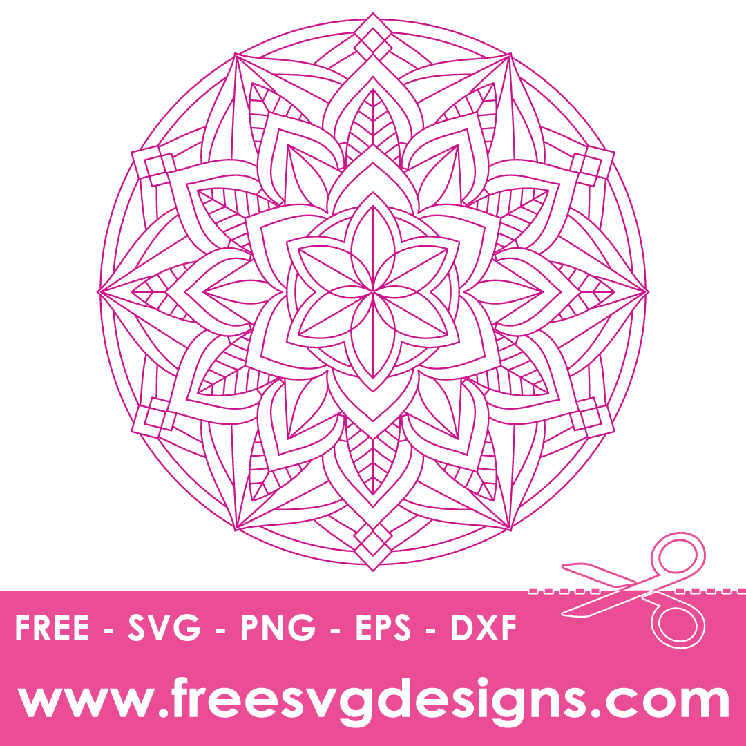 Floral Mandala – FREE SVG Files 1884