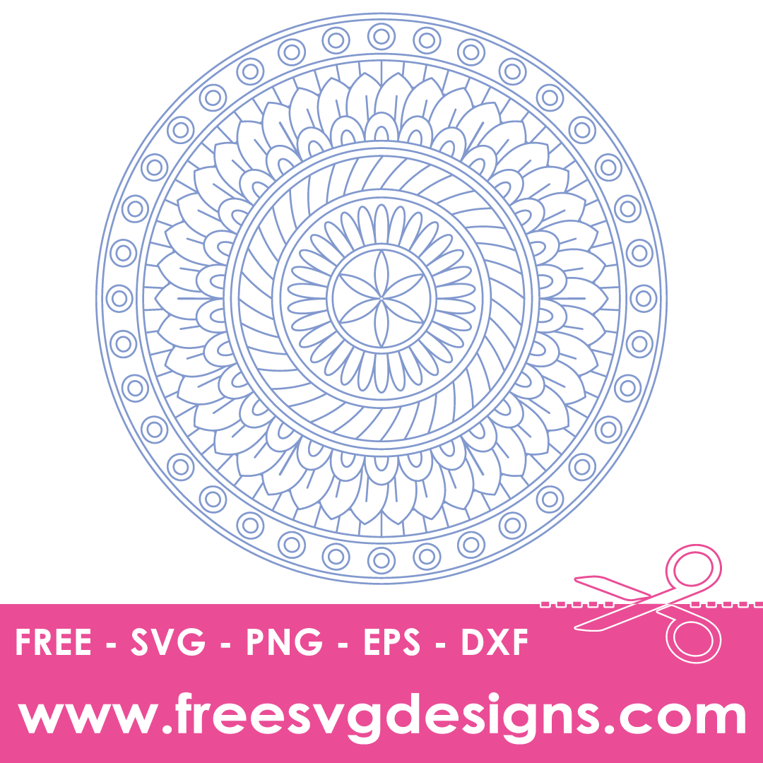 Floral Ornate Mandala – FREE SVG Files 1957