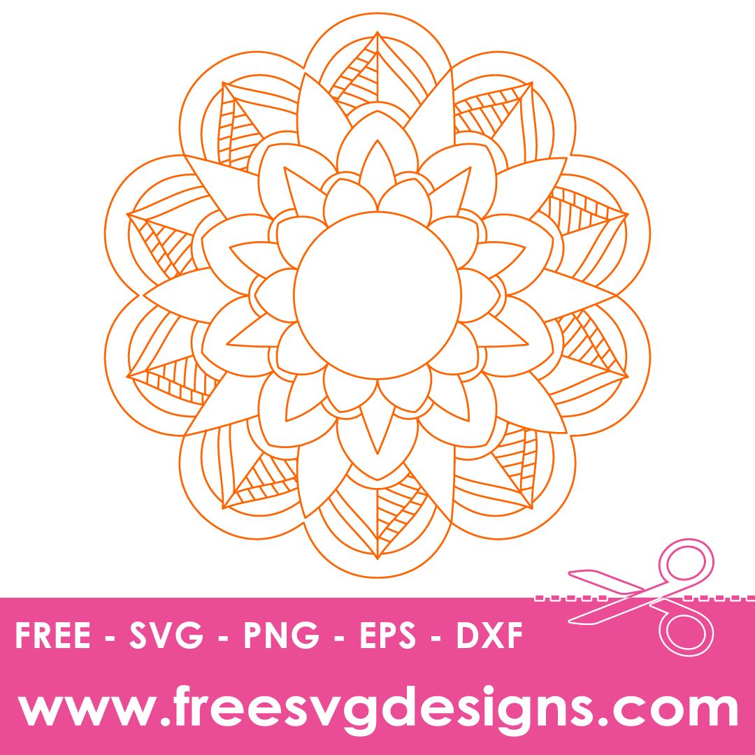 Lotus Mandala – FREE SVG Files 1958