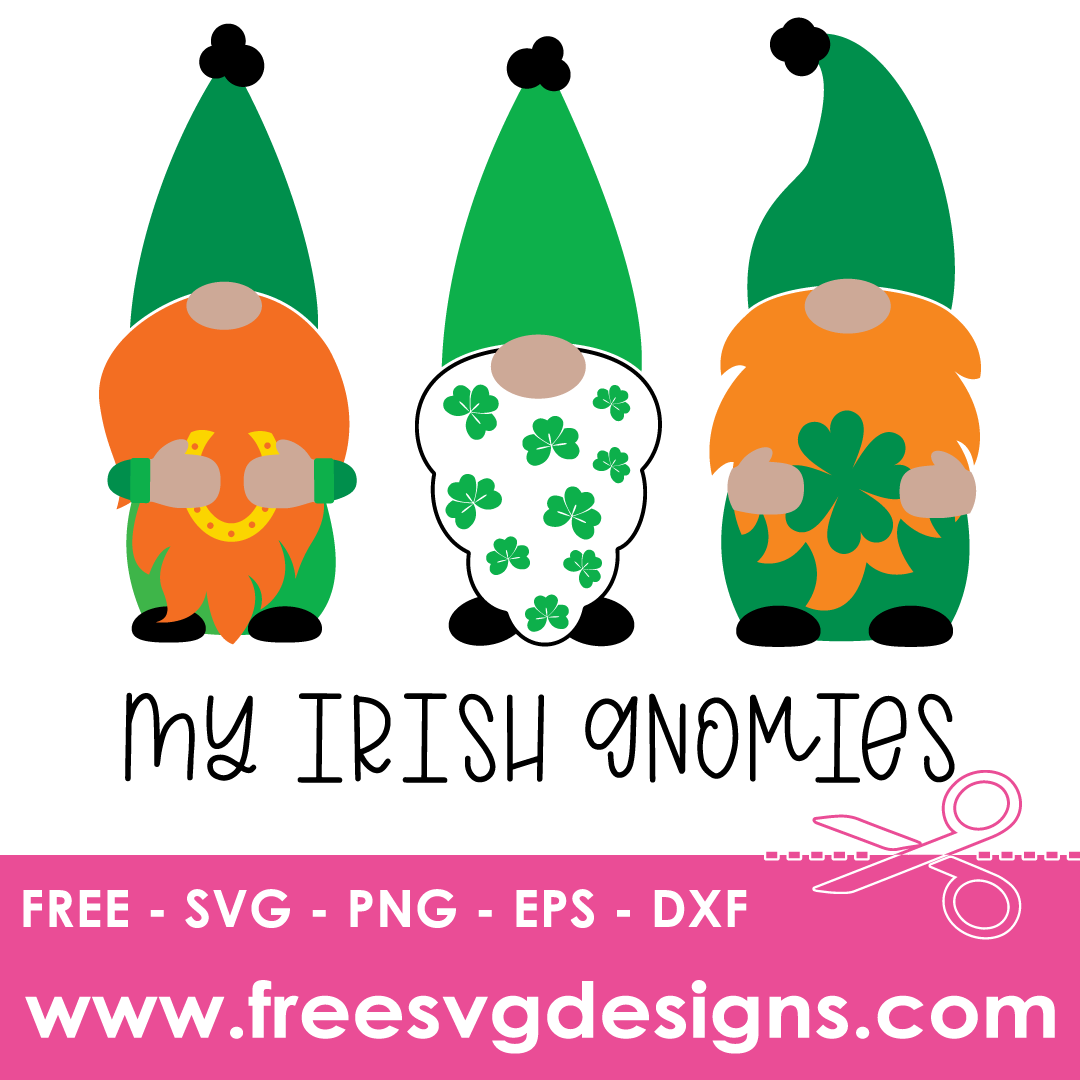St Patricks Day My Irish Gnomies – FREE SVG Files 2056