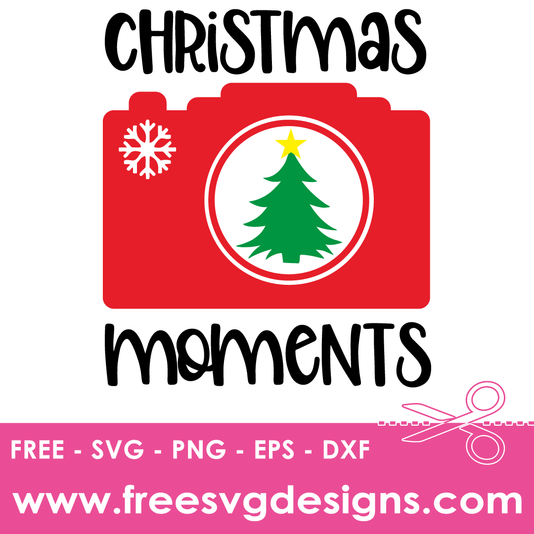 Christmas Moments Camera – FREE SVG Files 2413