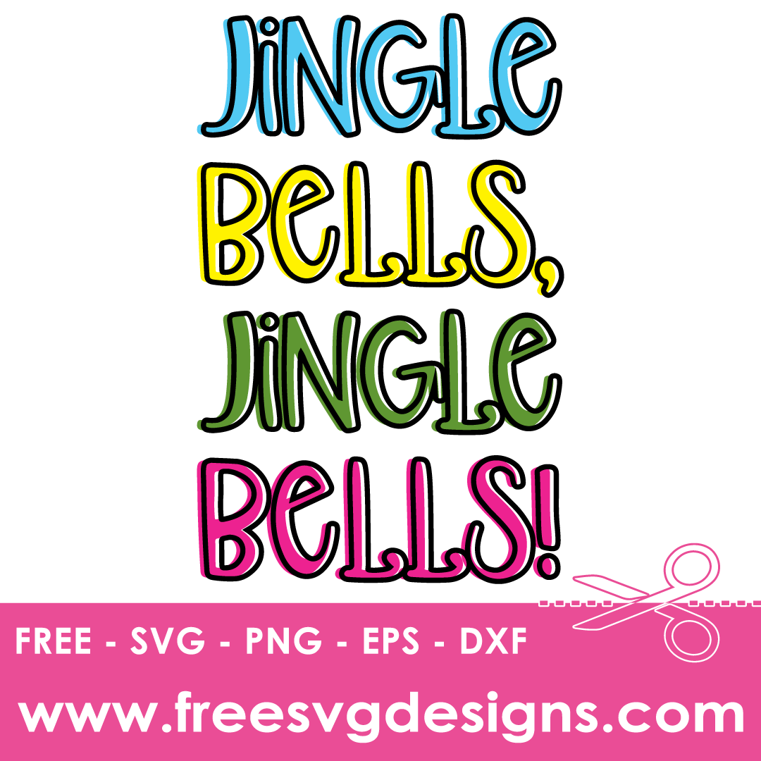 Christmas Jingle Bells Free SVG Files