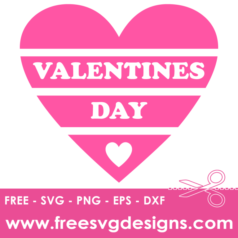 Valentines Day Love Heart Free SVG Files | freesvgdesigns.com