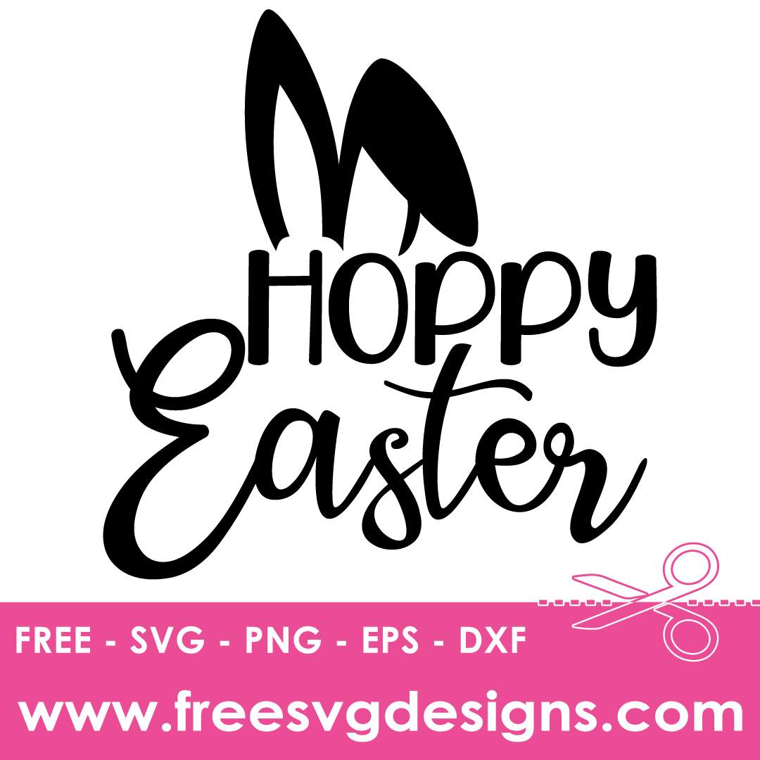 Hoppy Easter Free SVG Files