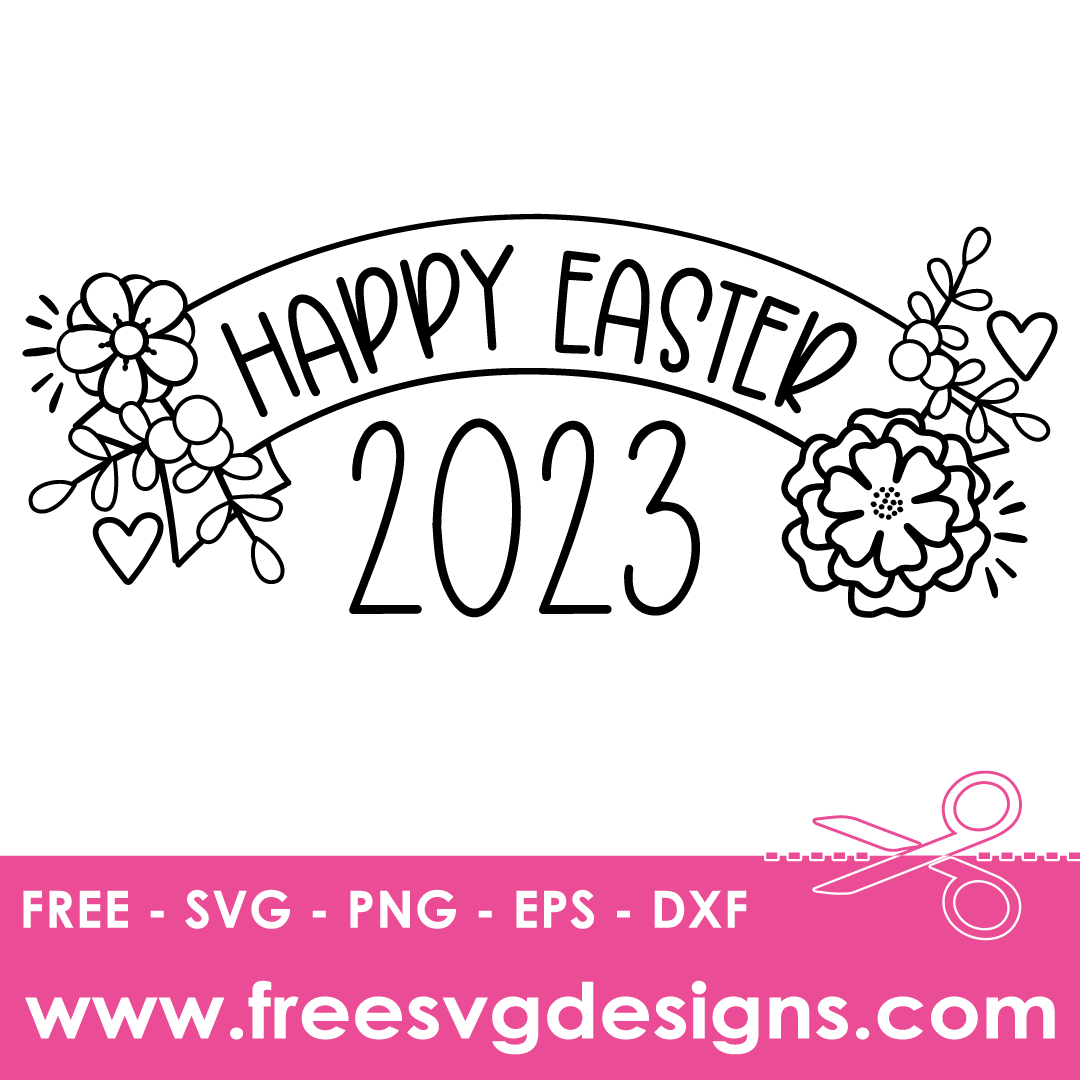 Happy Easter 2023 Free SVG Files