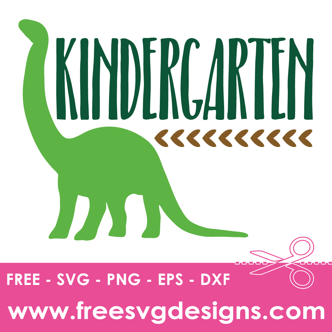 Kindergarten Free SVG Cut Files