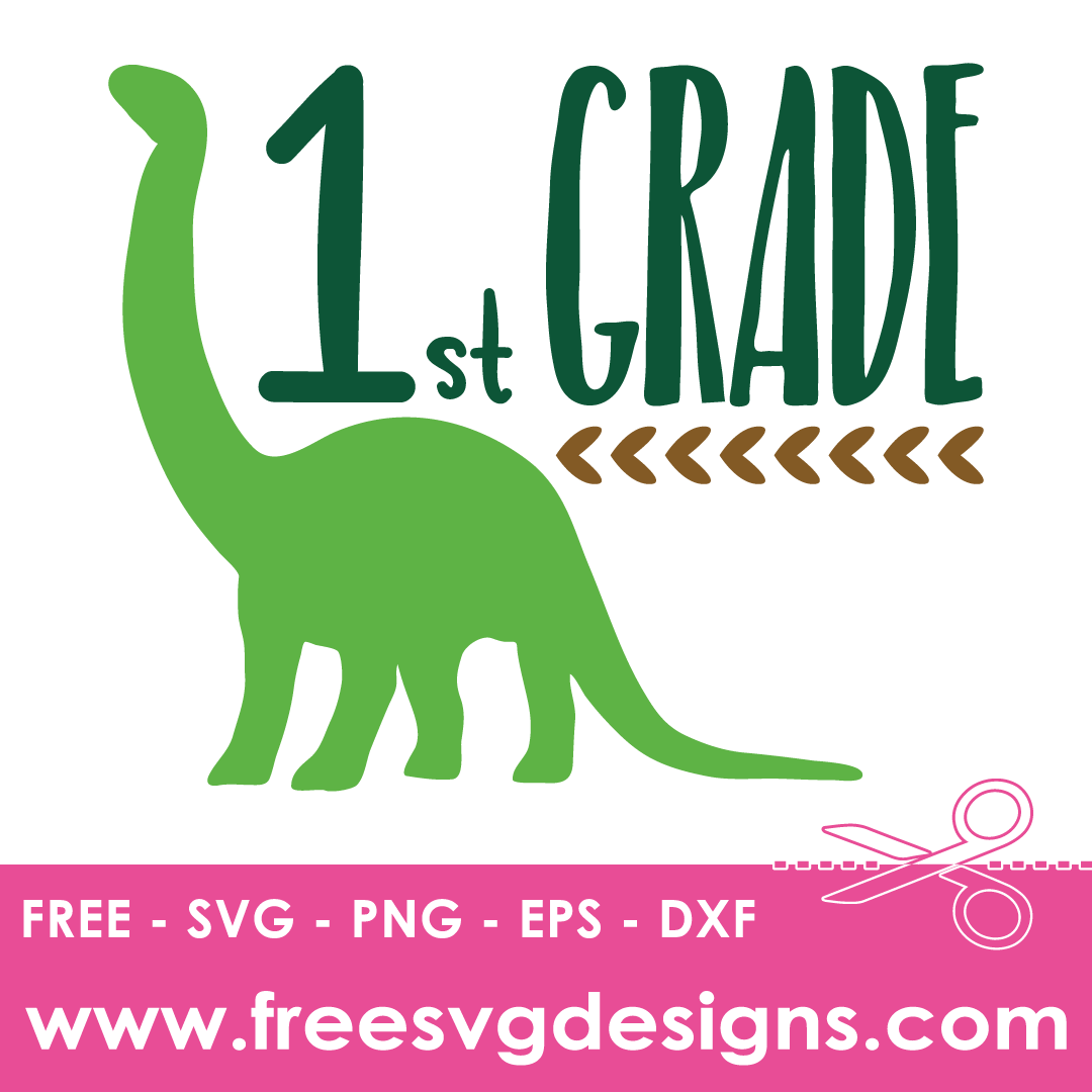 1st Grade Free SVG Cut Files