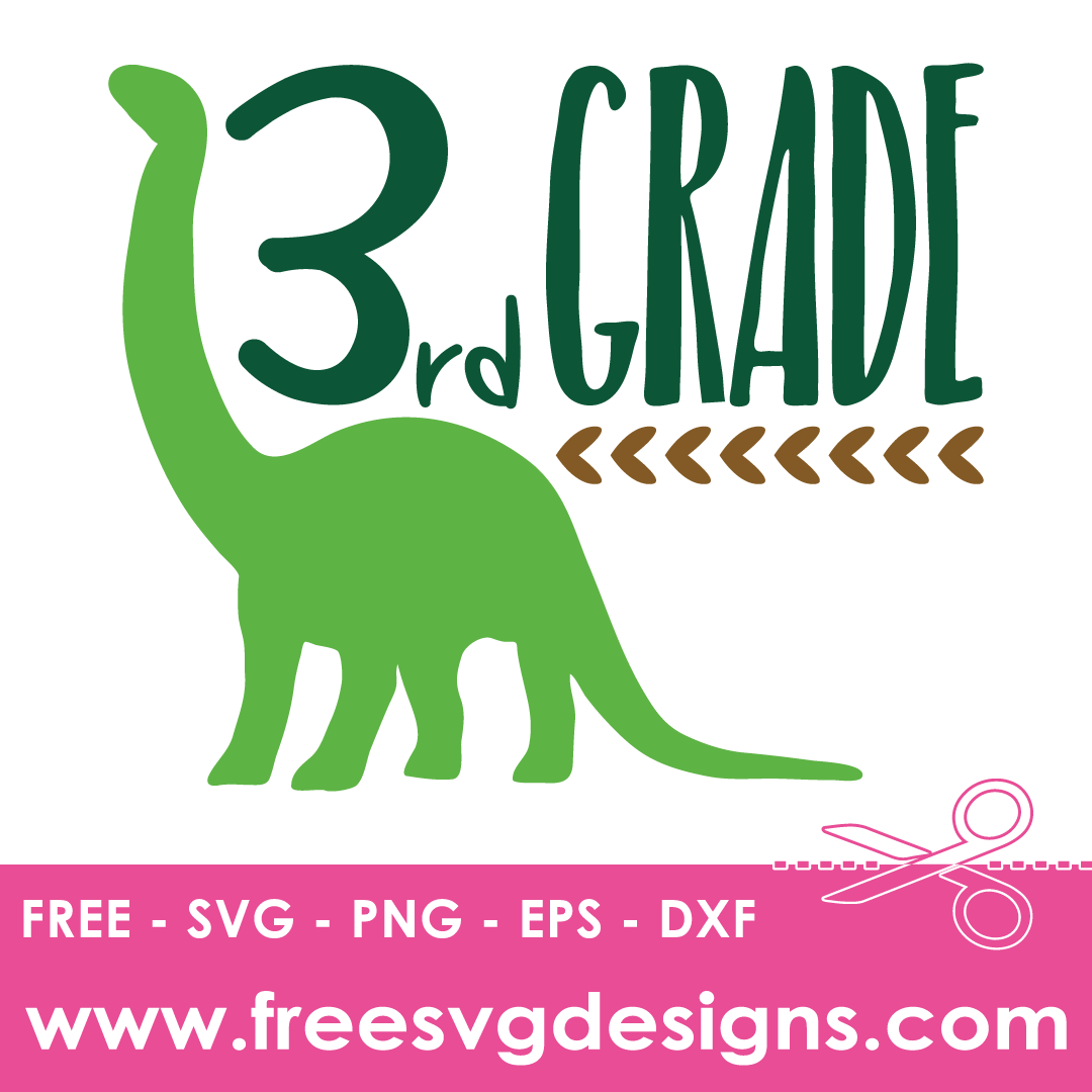 3rd Grade Free SVG Cut Files