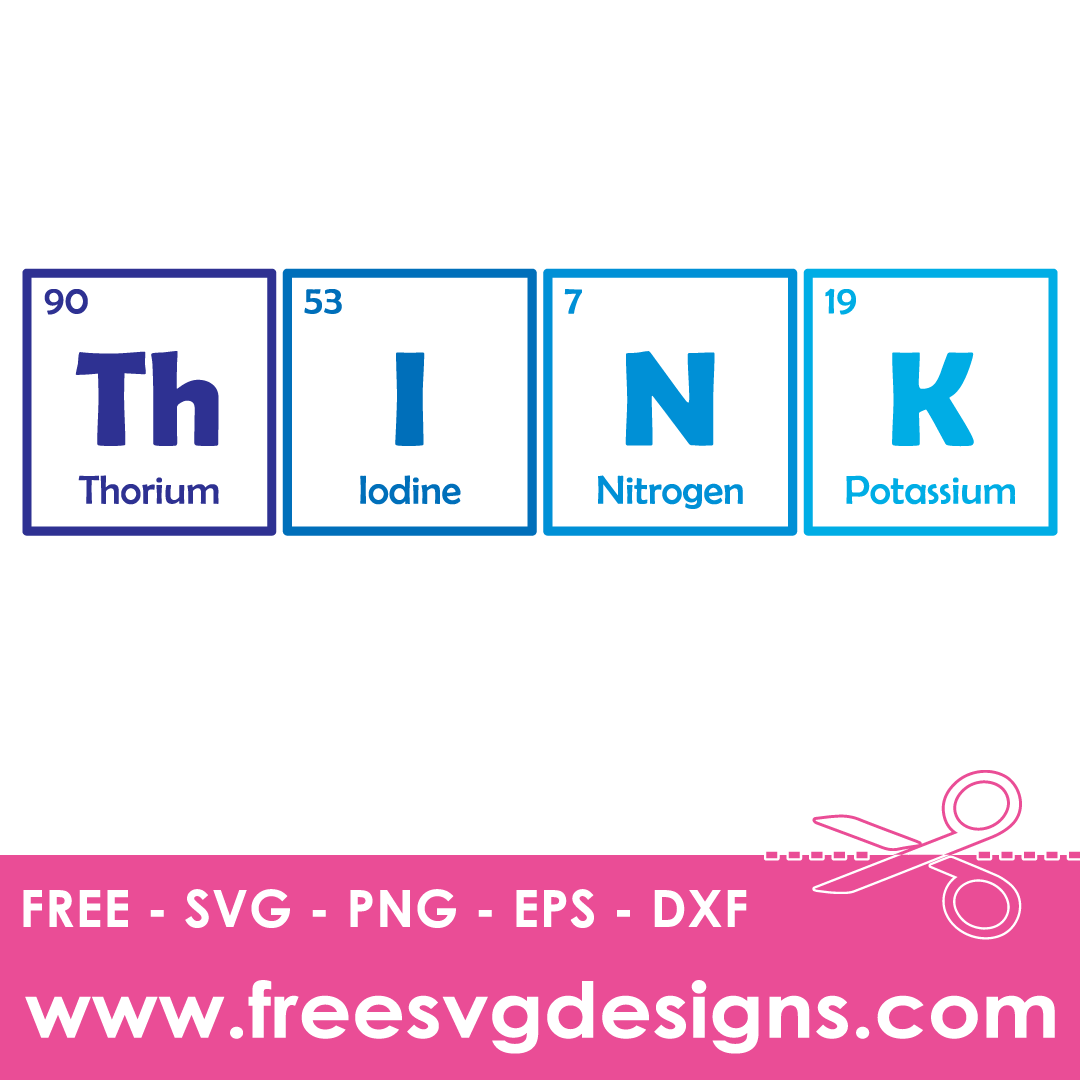 Science Periodic Table Free SVG Cut Files