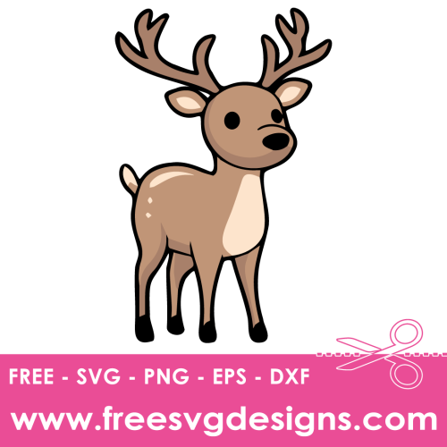 Christmas Reindeer Free SVG Cut Files