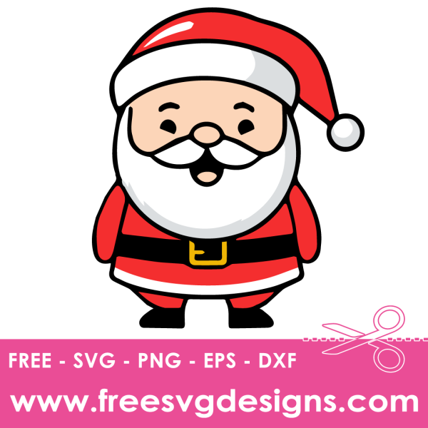 Free Christmas Santa Claus SVG Cut Files freesvgdesigns.com