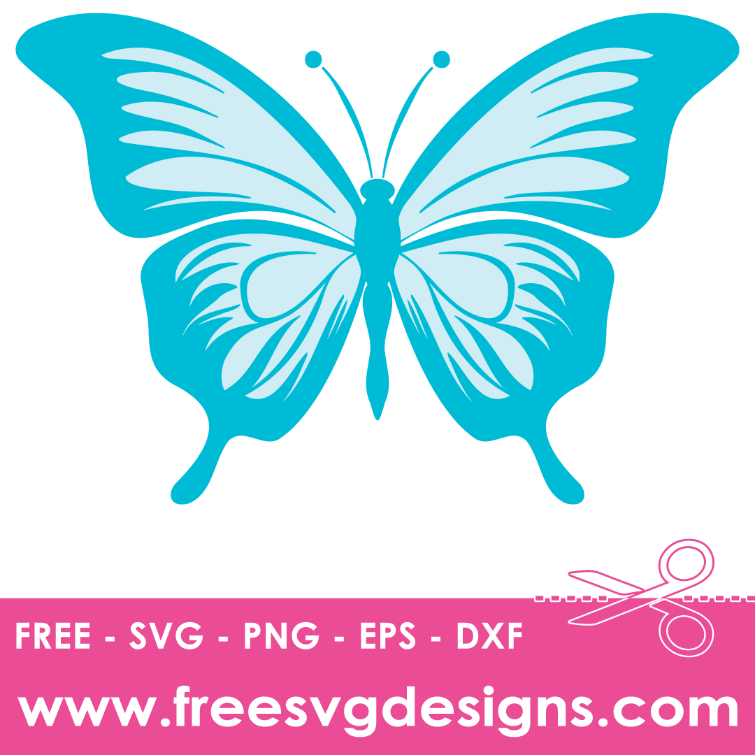 Layered Butterfly Free SVG Cut Files
