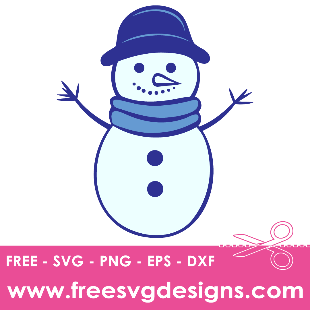Layered Snowman Free SVG Cut Files 2661
