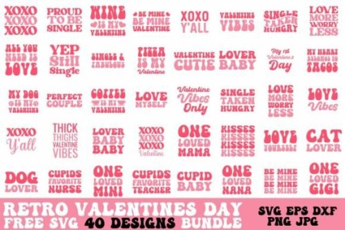 Happy Valentines Day Free SVG Files | freesvgdesigns.com