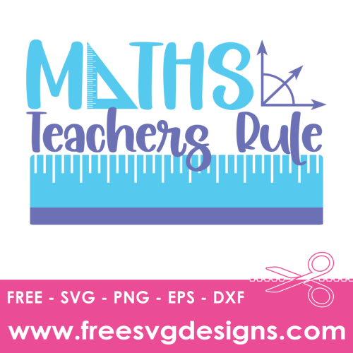Maths teacher Free SVG