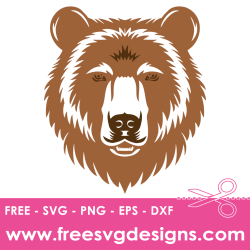 Bear Silhouette Free SVG Cut Files