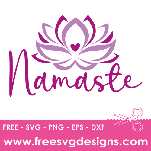 Namaste Free SVG Design