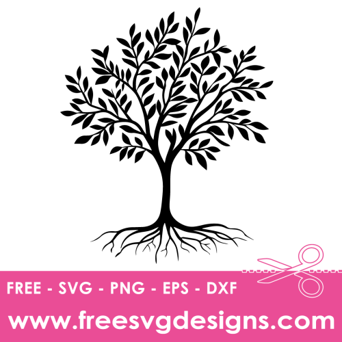 Tree Silhouette Free SVG Cut Files