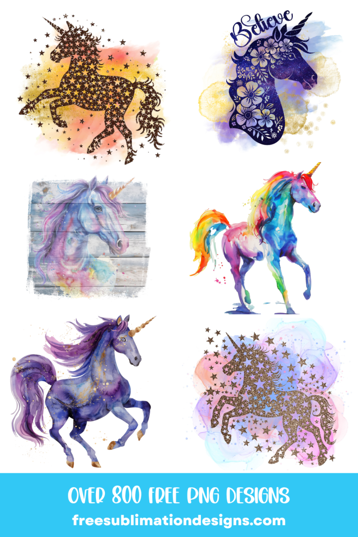 unicorn png designs