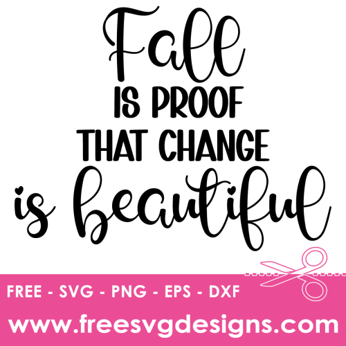 Fall Quote Free SVG