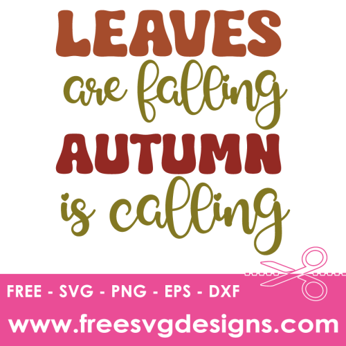 Autumn Quote SVG