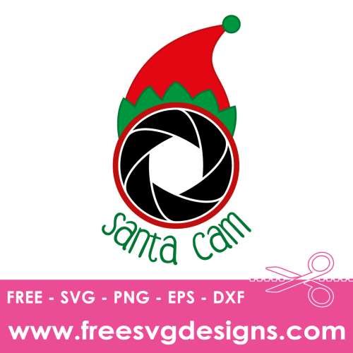 Santa Cam Free SVG Files