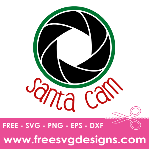 Santa Cam Free SVG Files